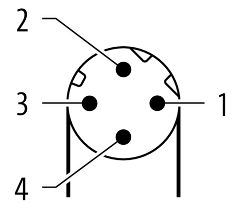 M12 St. 0° / M12 St. 90° D-kod. geschirmt PUR 1x4xAWG22 geschirmt gn UL/CSA+schleppk. 5m – Bild 5