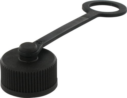 Schutzkappe für M12 Stecker inkl. Halteband L=60mm, 12,5mm