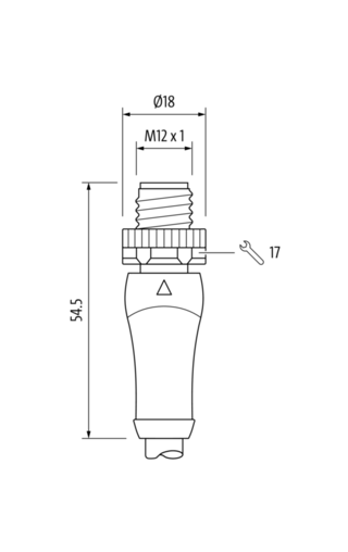 M12 Power St. 0° / Bu. 0° S-kod. PUR 4x1.5 sw UL/CSA+schleppk. 5m – Bild 3